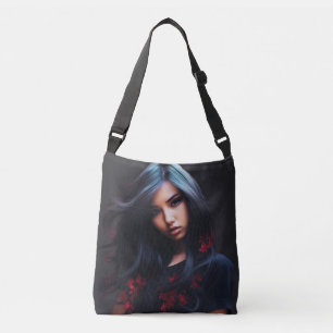 Bag girl black hair
