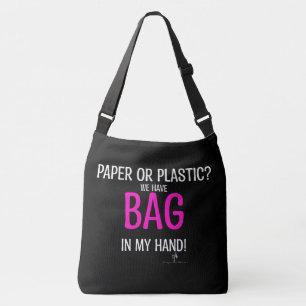 Bag In Hand Hot Pink Pers. Lg. Tote