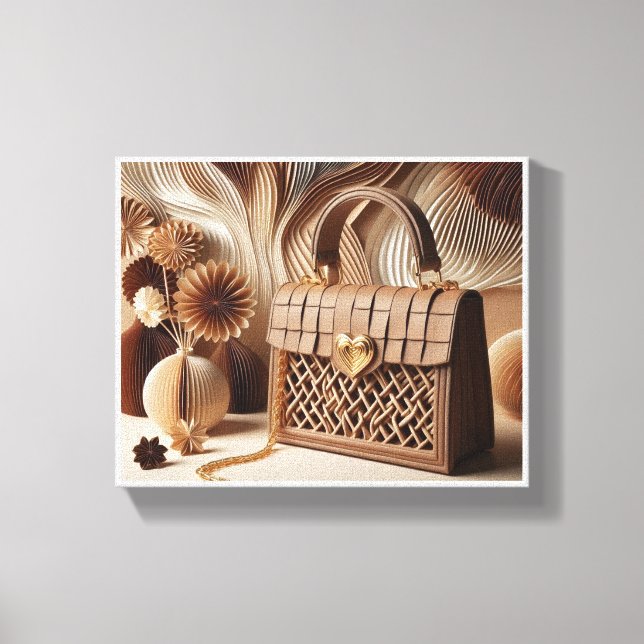 Bag in Paper Quilt Effect Wall Decor 2 (Front)