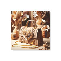 Bag in Paper Quilt Effect Wall Decor 2