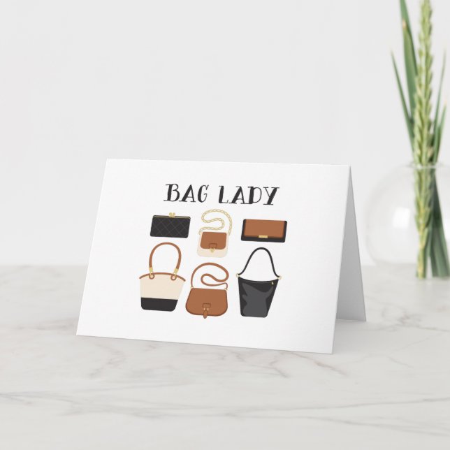 Bag Lady Card (Front)