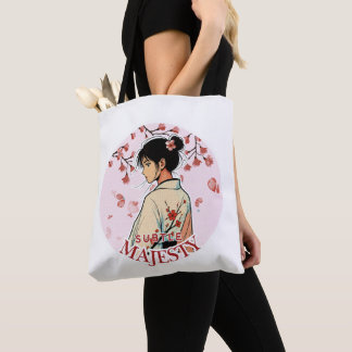 Bag Majesty Anime Kimono Girl Cherry Blossom Tote