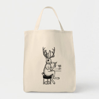 Bag Martini Jackalope tote