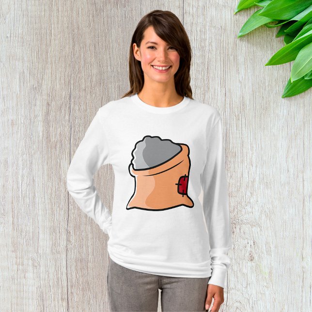 Bag of Cement Construction Material T-Shirt (Creator Uploaded)