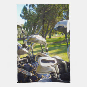 Bag Of Golf Clubs, Kitchen Towel