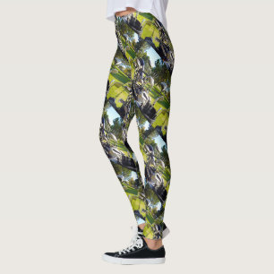 Bag Of Golf Clubs Ready For Golf, Leggings