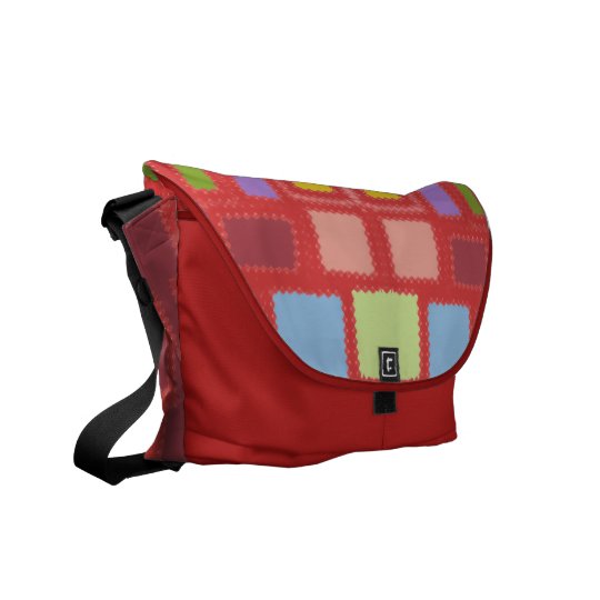 Bag of many colours messenger bags