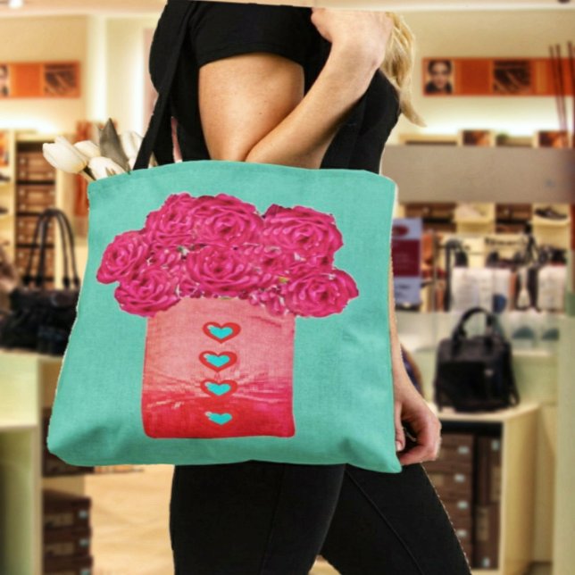 Bag Of Roses-II Tote (She is all that, And a Bag of Roses!)