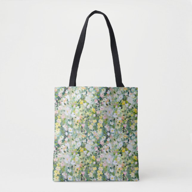Bag Pastel Watercolor Meadow Tote (Devant)