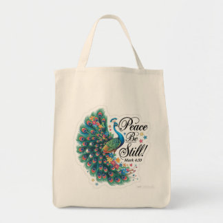 Bag Peace be still grocery tote