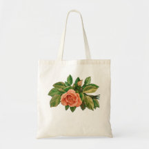 Peach Rose Tote