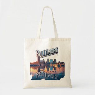 Bag Reflets de l'Inner Harbor : Baltimore Strong Tote