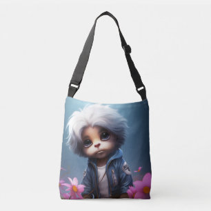 Bag small with white hair