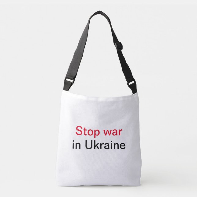 Bag Stop War in Ukraine (Front)