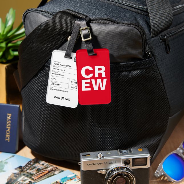 BAG TAG - CREW (Front & Back)