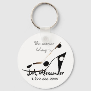 Bag Tags for Women Who Love Shoes Keychain