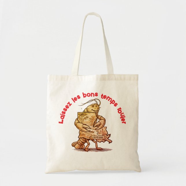 Bag Tote Crawfish Love (Devant)
