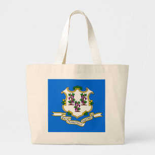Bag with Flag of Connecticut State - USA