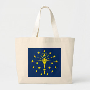 Bag with Flag of Indiana State - USA