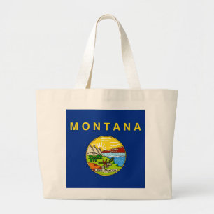 Bag with Flag of Montana State - USA