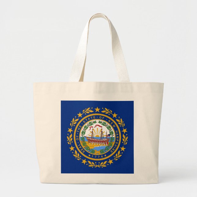 Bag with Flag of New Hampshire State - USA (Front)