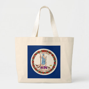 Bag with Flag of Virginia State - USA