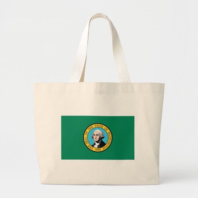 Bag with Flag of  Washington State - USA (Front)