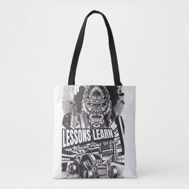Bag Women Legendary Gorilla Lessons Learn Tote (Devant)