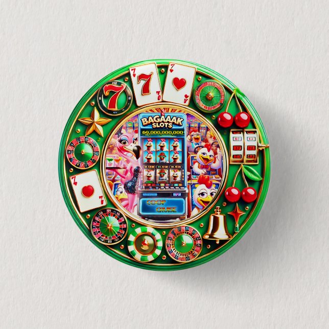 BAGAAAK SHOTS 1 INCH ROUND BUTTON (Front)