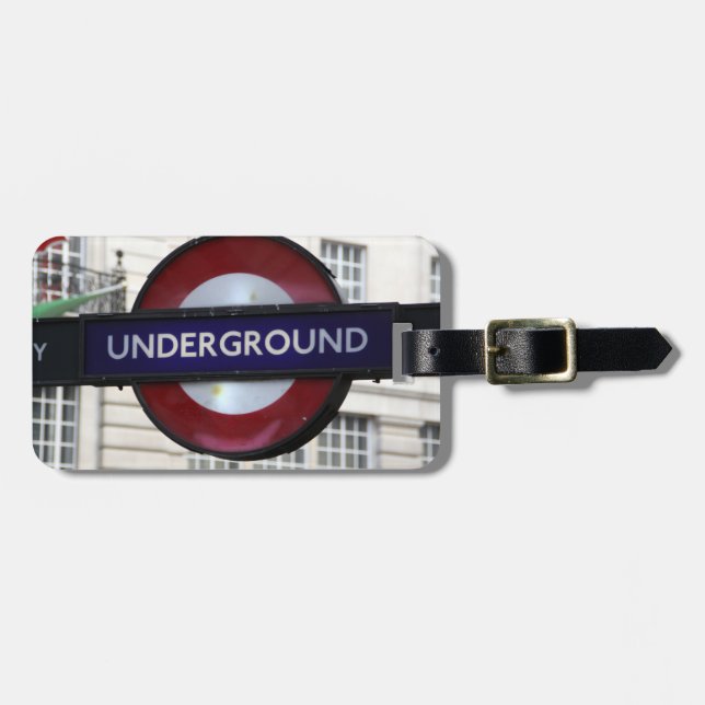 Bagage Label Underground Luggage Tag (Front Horizontal)