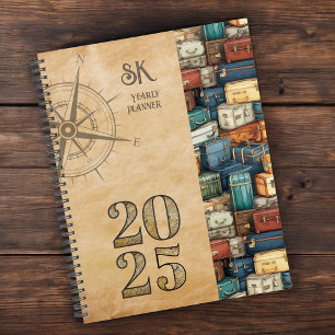 Bagages Voyage Thème Housse Spirale Planner