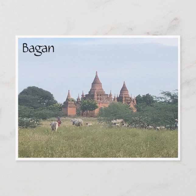 bagan temple postcard (Front)