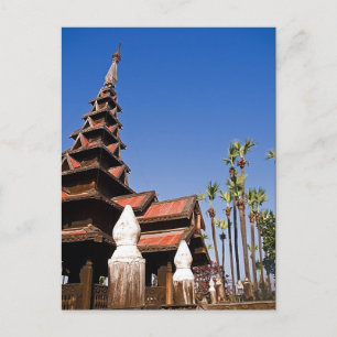 Bagaya Kyaung Monastery Postcard