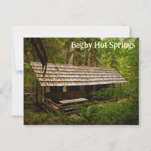 Bagby Hot Springs Mt Hood National Forest Oregon Postcard