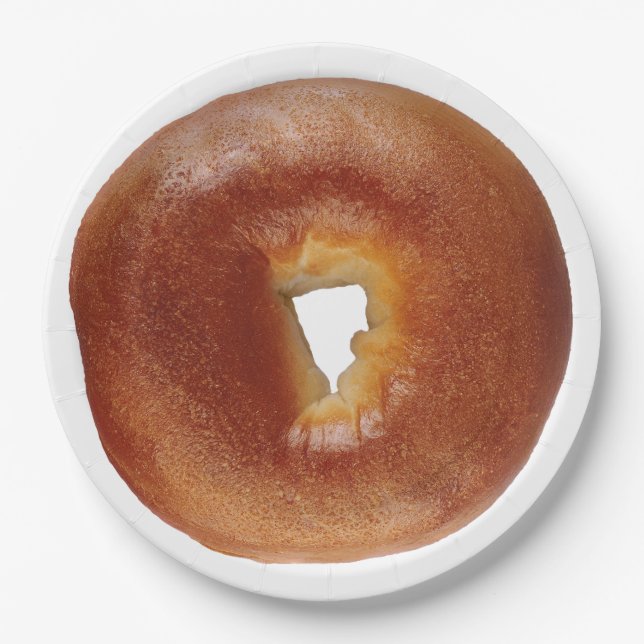 BAGEL 2   PAPER PLATE (Front)