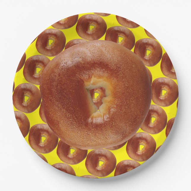 BAGEL 2   PAPER PLATES (Front)