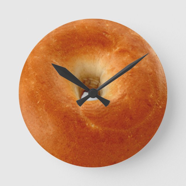 BAGEL 4   ROUND CLOCK (Front)