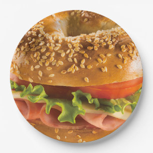BAGEL 5  PAPER PLATE