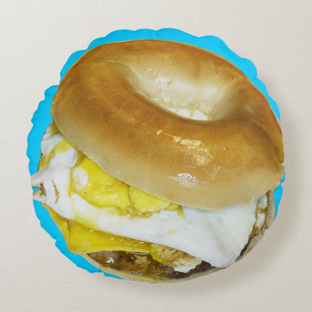 BAGEL 6   THROW PILLOW (Front)