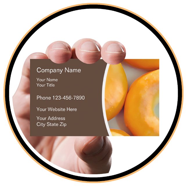 Bagel Bakery Modern Design Business Card (Creator Uploaded)