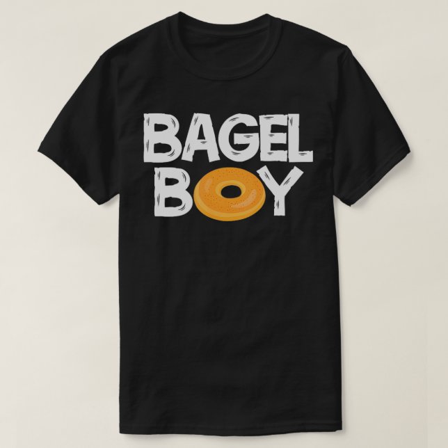 Bagel Boy Funny Doughnut Food Lover  T-Shirt (Design Front)