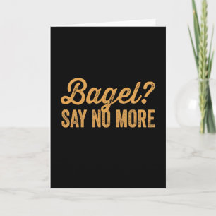 Bagel Card