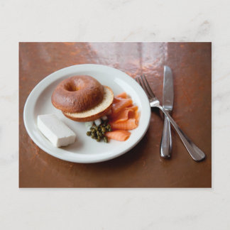 Bagel & Lox Postcard