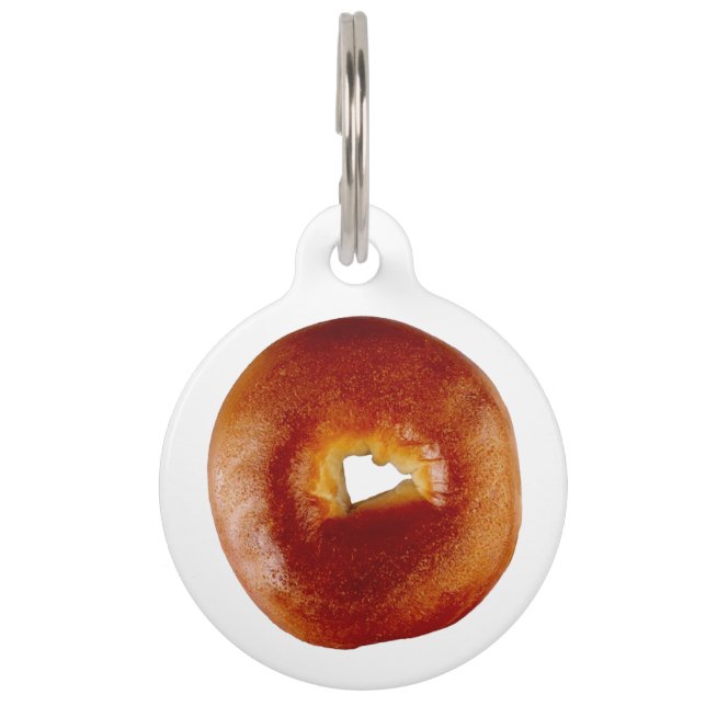 Bagel Personalize Pet Tag (Front)