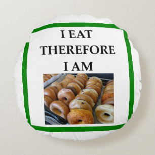 bagel round pillow