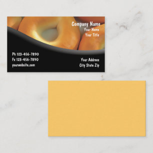 Bagel Shop Business Cards