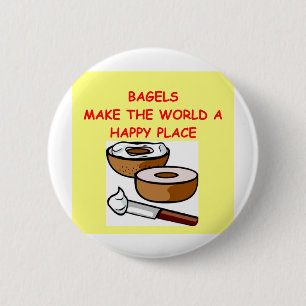 bagels 2 inch round button