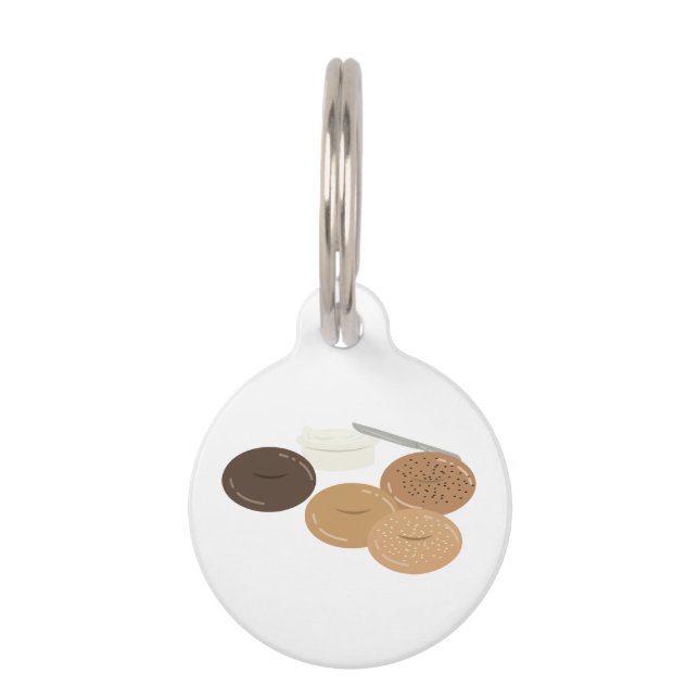 Bagels Pet Tag (Front)