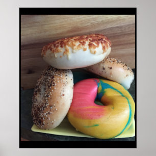 Bagels Photo Poster