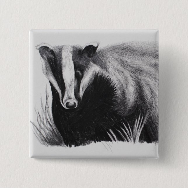 Bager Products - A Moment of Calm 2 Inch Square Button (Front)